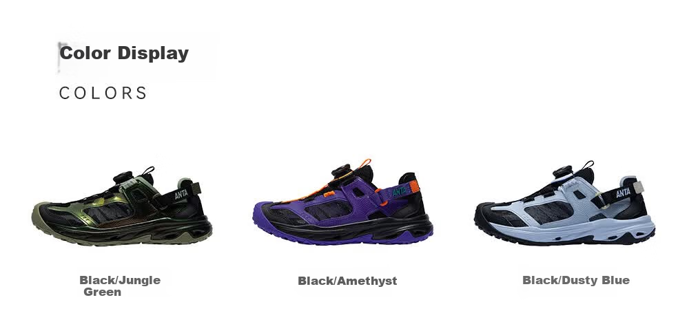 Anta Kids Sports Sandals Boys Big Kids 2026 Summer Breathable Lightweight Water Shoes PRO Beach Sandals A12626908 26